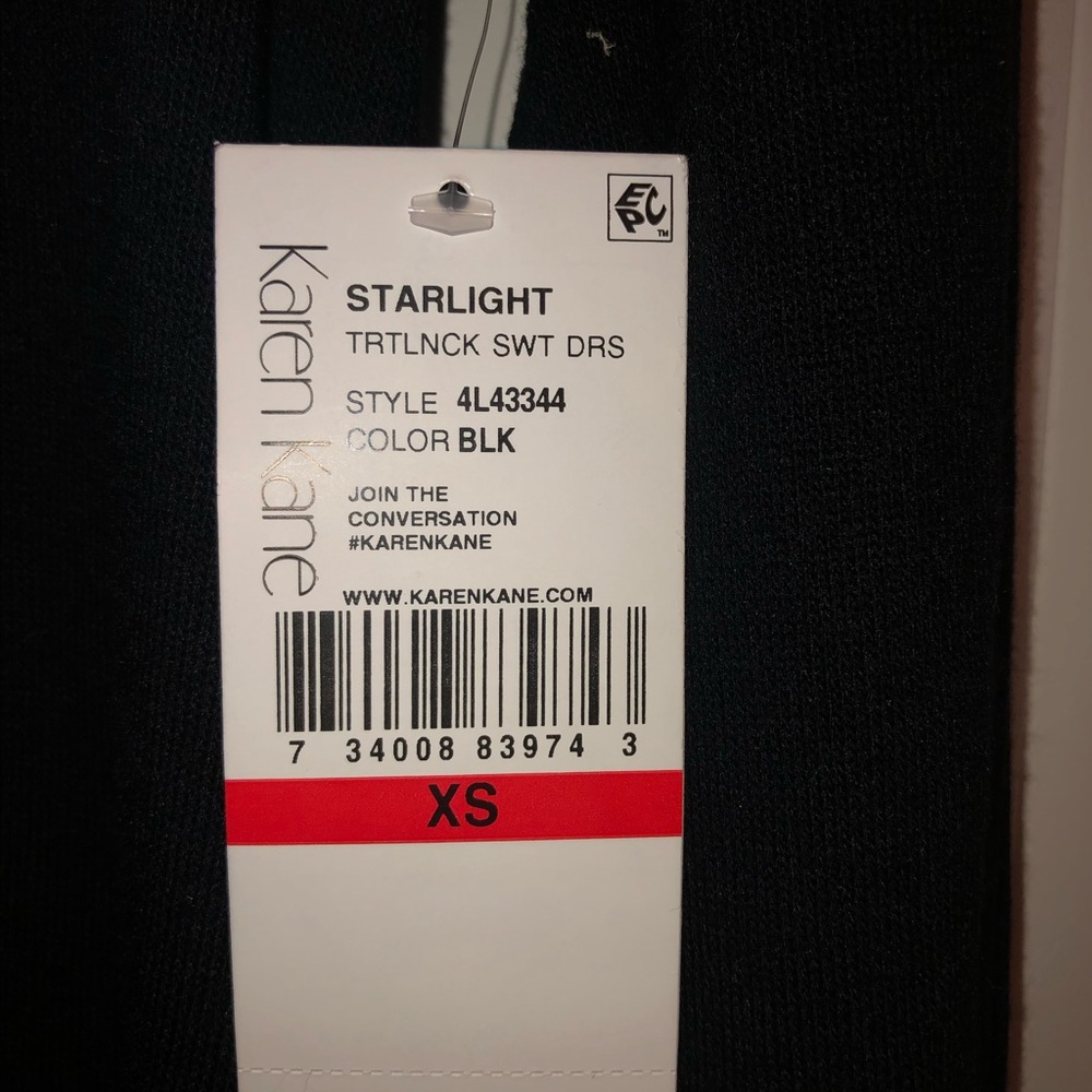 Karen Kane Starlight Turtleneck SWT Dress - Picture 4 of 4